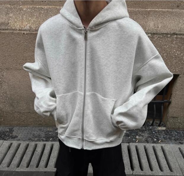 スウェットメンズ 秋冬メンズ裏起毛フード付きスウェット