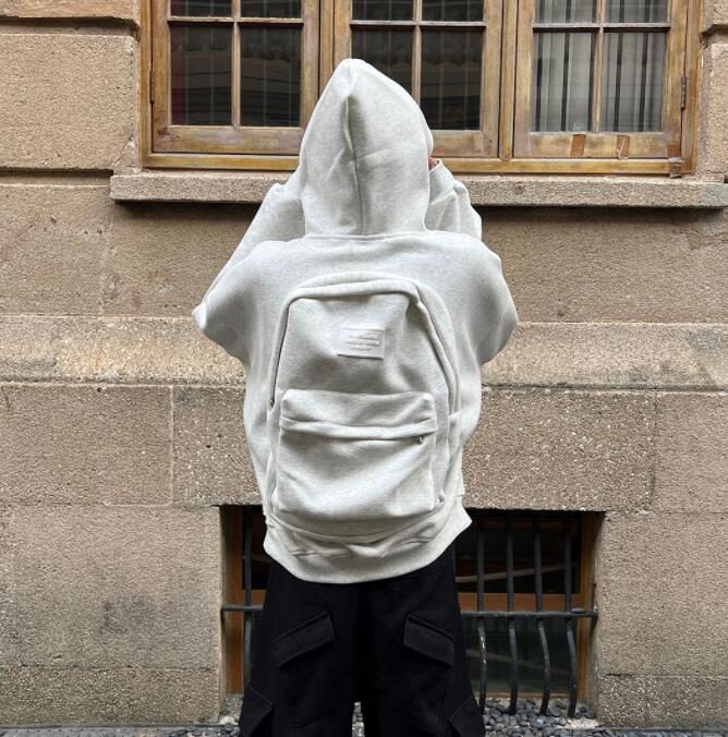 スウェットメンズ 秋冬メンズ裏起毛フード付きスウェット