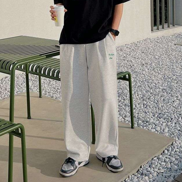 リラックスワイドスウェットパンツ