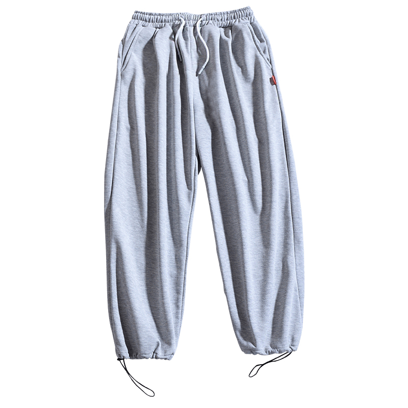 シンプル裾絞りスウェットパンツ