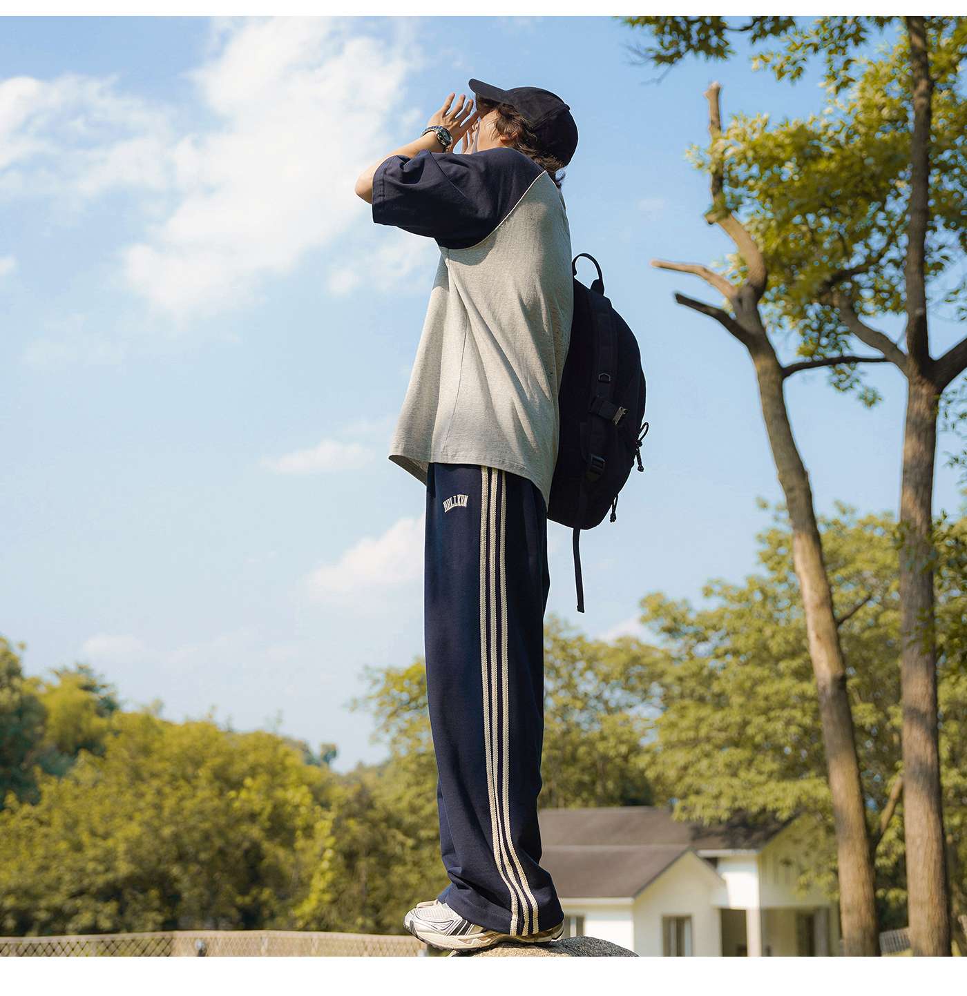 スウェットパンツ のびのびリラックスパンツ