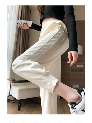 【レディース】スウェットパンツ あったか裏起毛ハーレムパンツ ゆったり