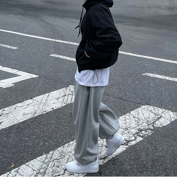 スウェットパンツ スウェットパンツ ふんわりリラックスワイドパンツ