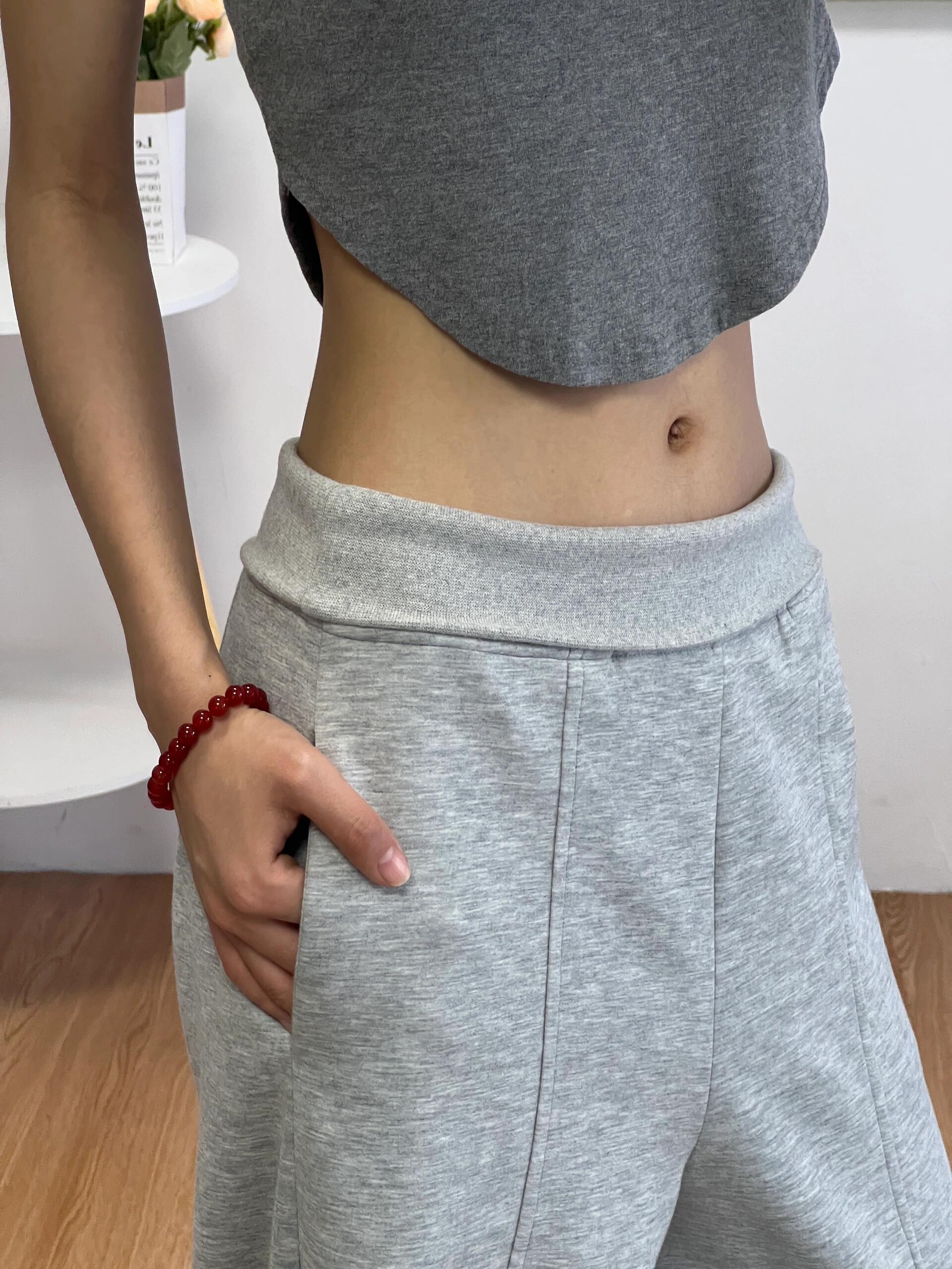 【レディース】スウェットパンツ ゆったりフレアスウェットパンツ
