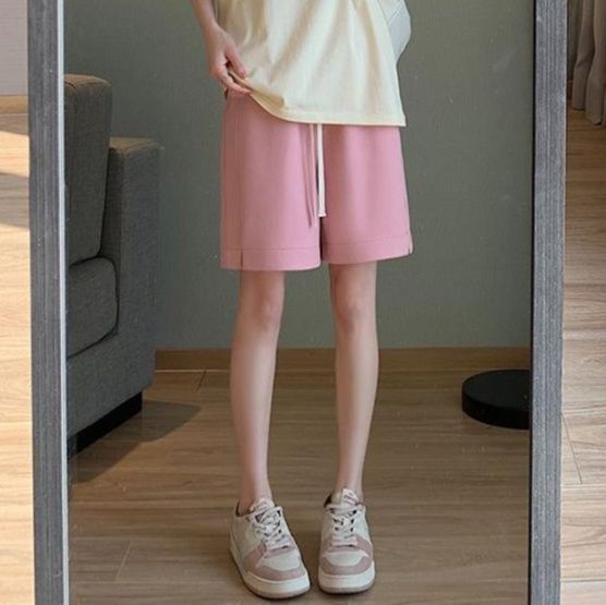 【レディース】スウェットパンツ やわらか素材のリラックスショート