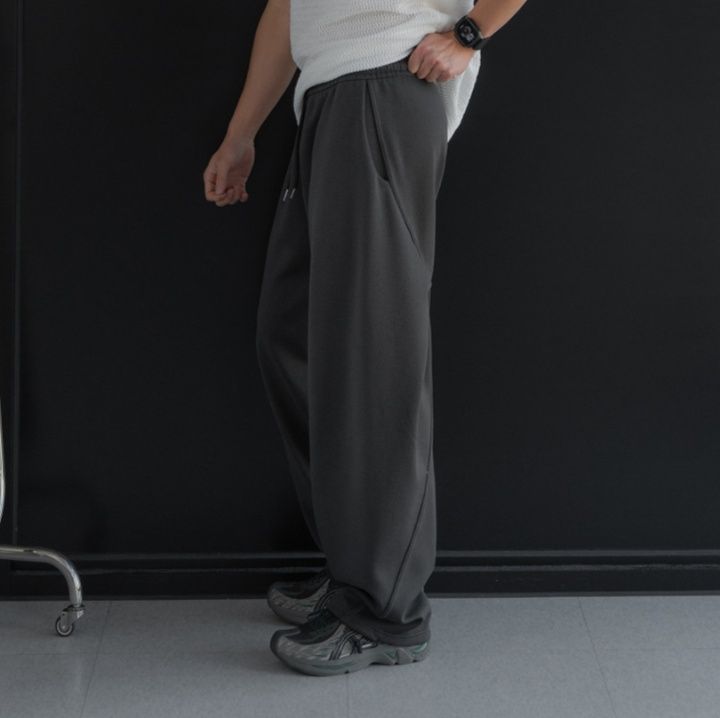 スウェットパンツ ゆったりリラックスワイドパンツ