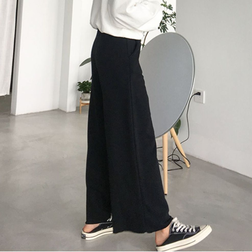 【レディース】スウェットパンツ リラックスワイドフレアスウェット