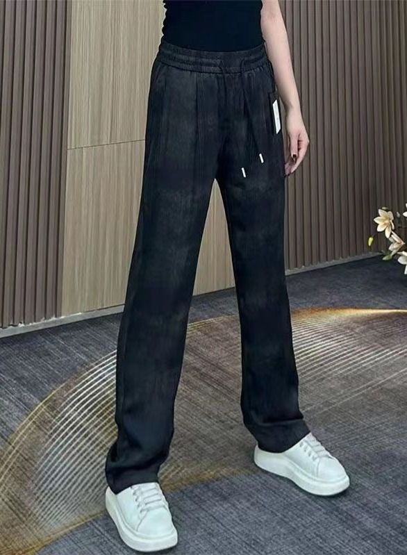 和風テイスト ストレートスウェットパンツ