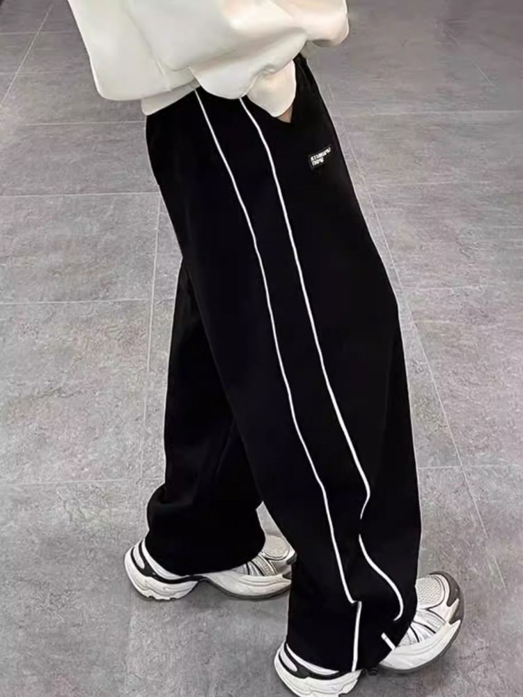 レトロサイドラインスウェットパンツ