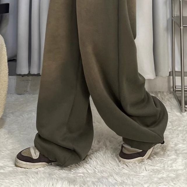 【レディース】スウェットパンツ ゆったりリラックス超ワイドパンツ