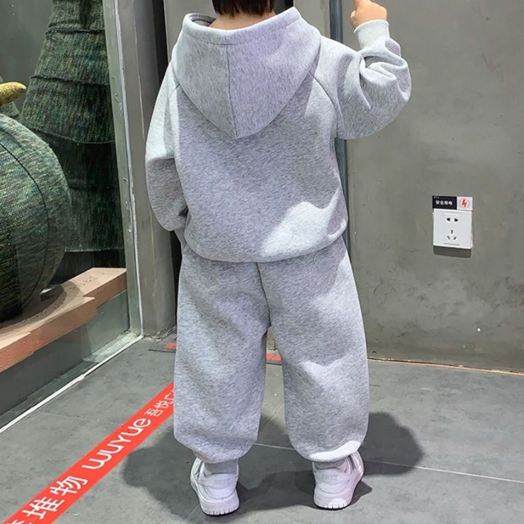 【キッズ上下セット】スウェットパンツ 子供用ウェーブデザインワイドパンツ