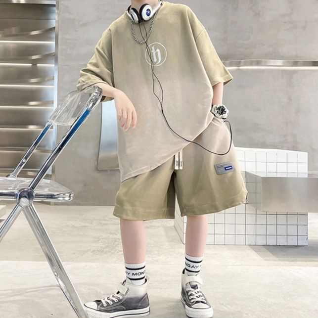 【キッズ上下セット】スウェットパンツ グラデーションカラースウェットセット