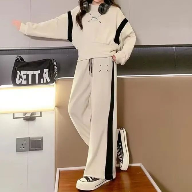 【キッズ上下セット】スウェットパンツ キッズサイドライン上下セットアップ
