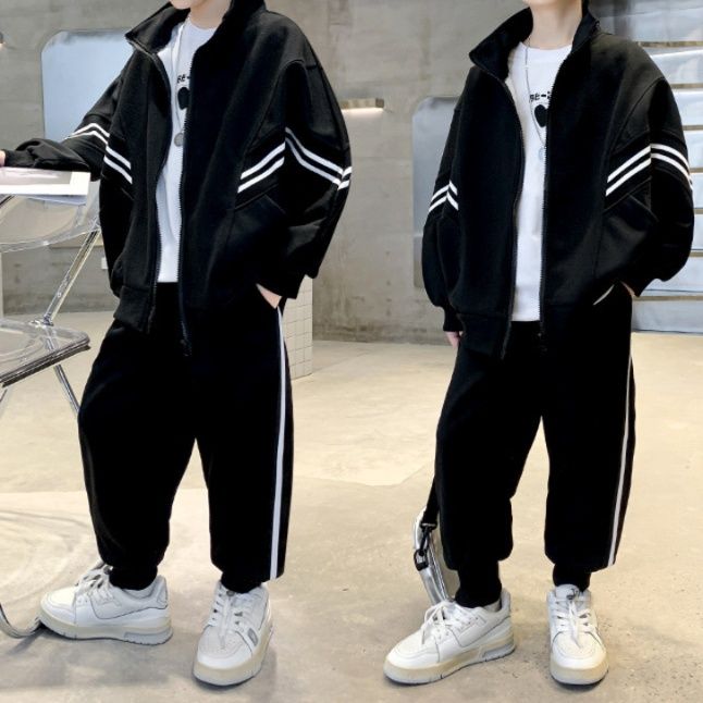 【キッズ上下セット】スウェットパンツ 子供用ジップアップスウェット上下セット