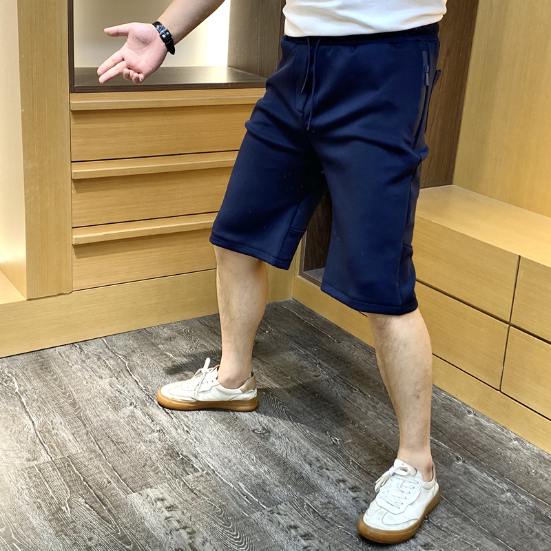 【メンズ】スウェットパンツ シンプル快適ハーフスウェットパンツ