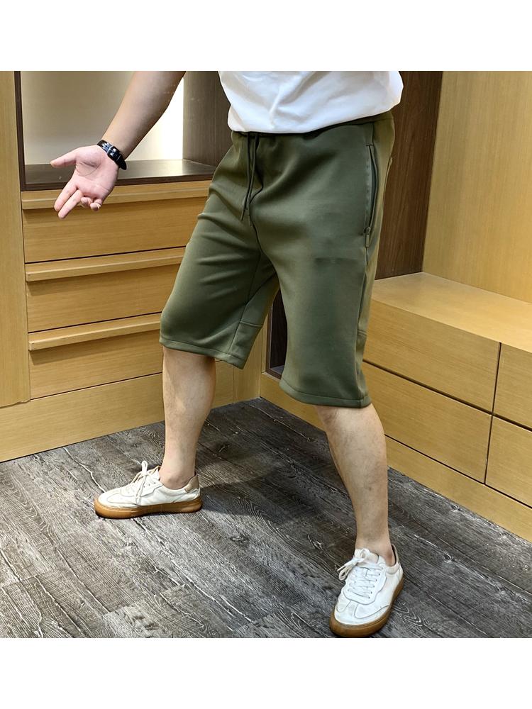 【メンズ】スウェットパンツ シンプル快適ハーフスウェットパンツ