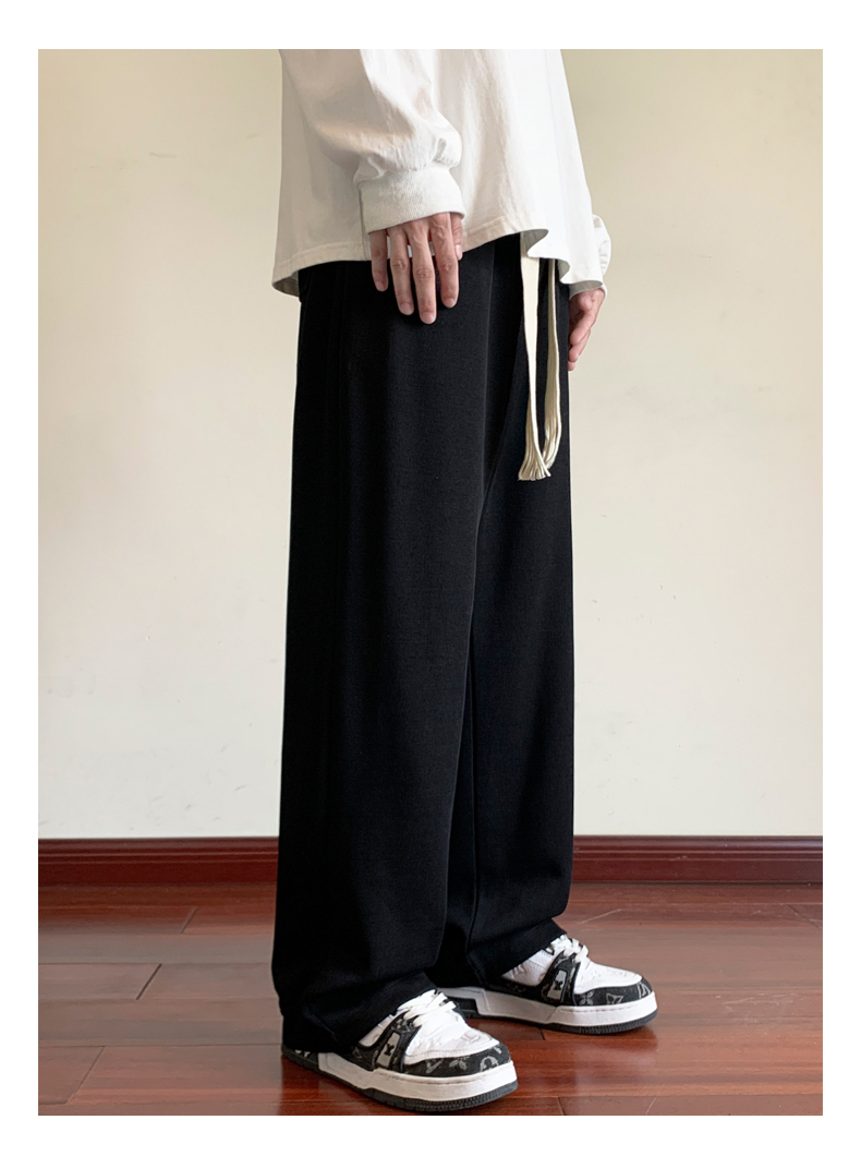 【メンズ】ゆったりシルエット ストレートスウェットパンツ