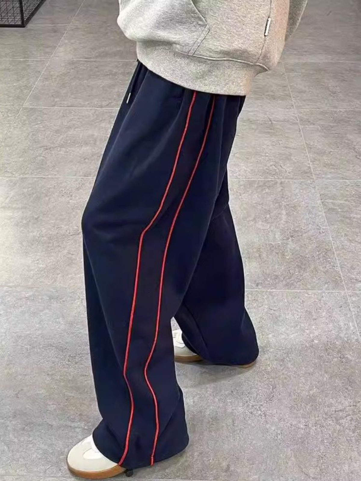【メンズ】レトロサイドラインスウェットパンツ