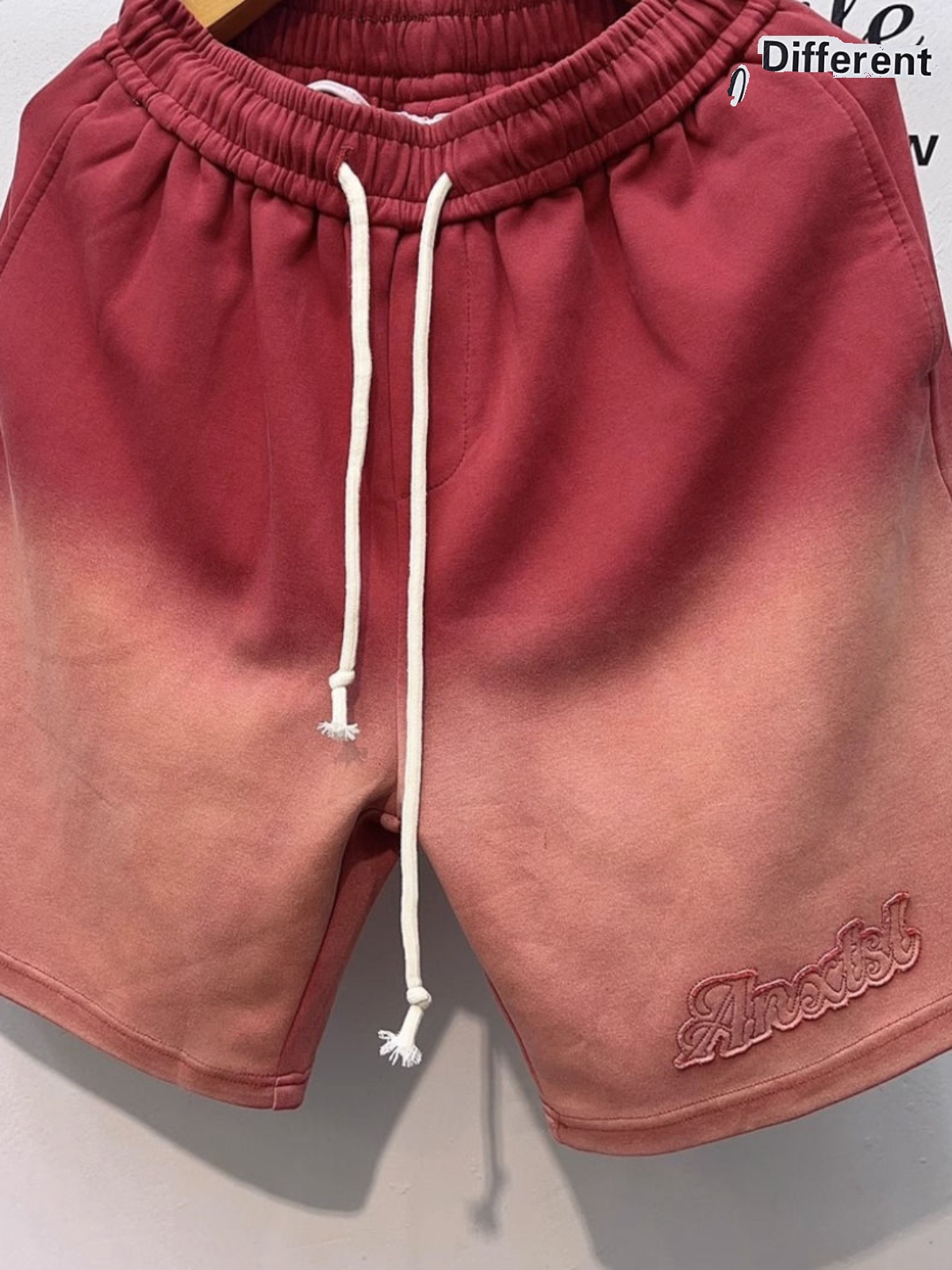 【メンズ】スウェットパンツ グラデーション加工ヘビーウェイトハーフパンツ