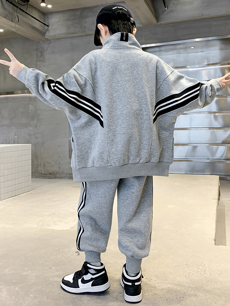 【キッズ上下セット】スウェットパンツ 子供用ジップアップスウェット上下セット