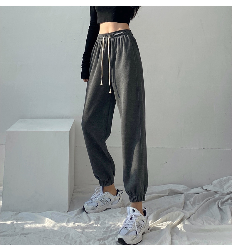 【レディース】スウェットパンツ リラックスストレートスウェットパンツ