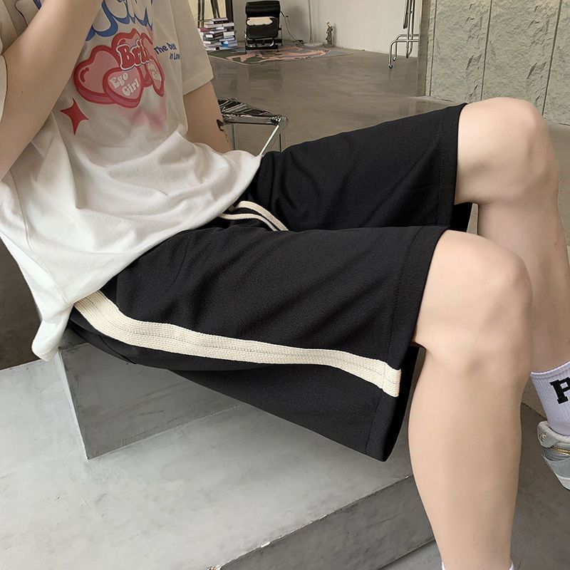 【レディース】ワイドシルエット五分丈スウェットパンツ
