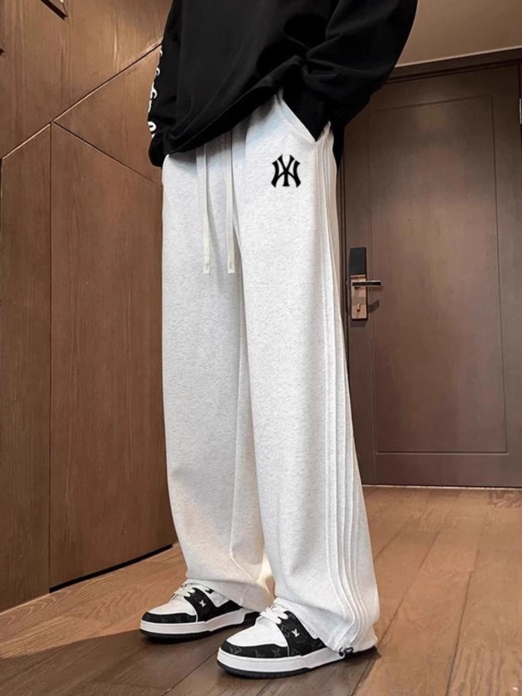 【メンズ】スウェットパンツ ゆったりシルエットストレートパンツ