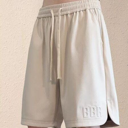 スウェットパンツ 夏向け ゆったり直筒スウェットパンツショート
