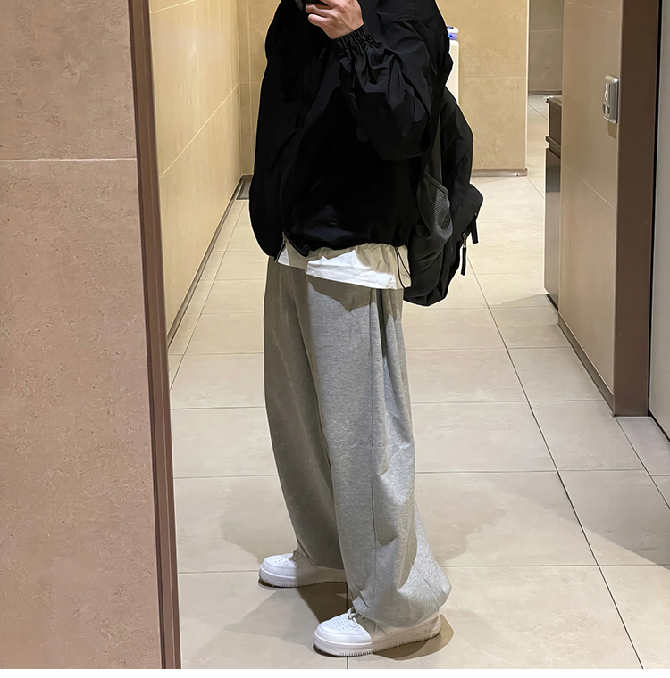 スウェットパンツ スウェットパンツ ふんわりリラックスワイドパンツ