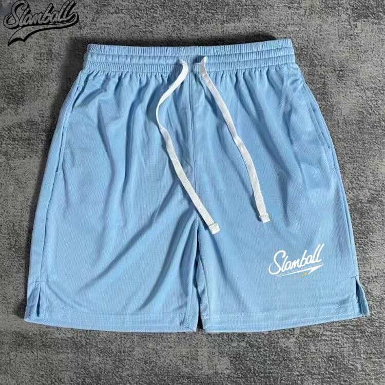 【メンズ】スウェットパンツ メッシュ素材バスケットボールショートパンツ
