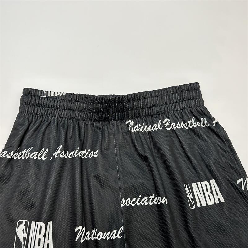 スウェットパンツ バスケロゴ総柄ショートパンツ