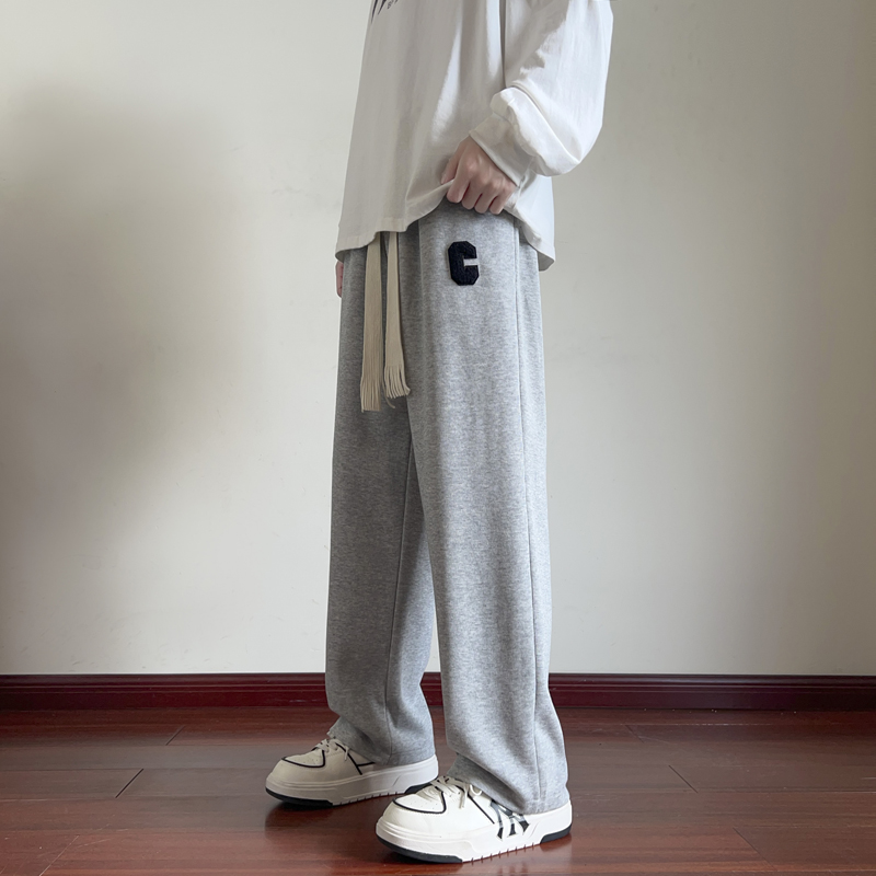 ゆったりシルエット ストレートスウェットパンツ