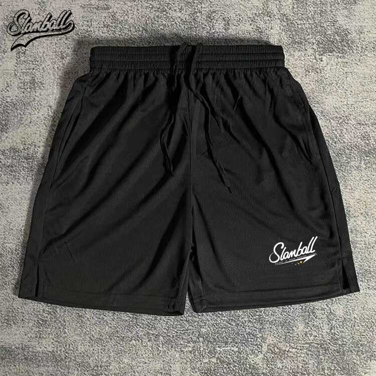 【メンズ】スウェットパンツ メッシュ素材バスケットボールショートパンツ