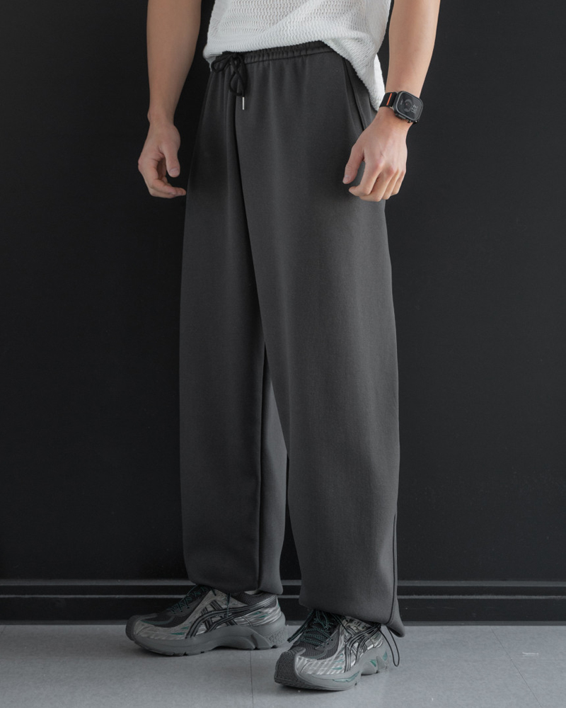 スウェットパンツ ゆったりリラックスワイドパンツ