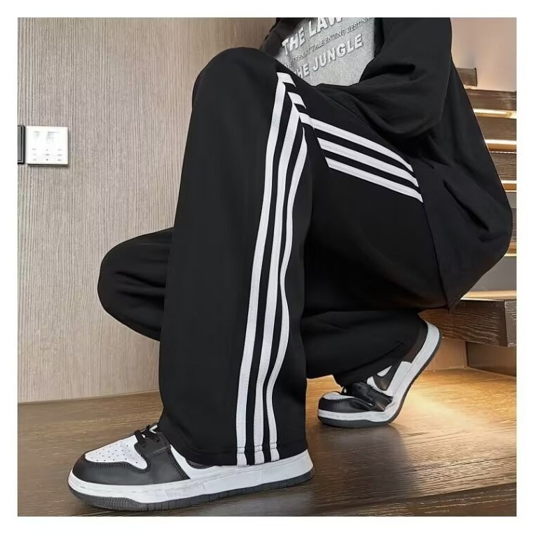 【メンズ】裏起毛スウェットパンツ あったか極上ワイドスウェットパンツ