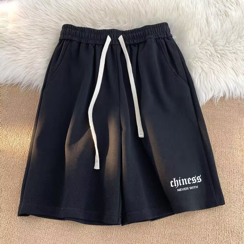 スウェットパンツ ロゴプリント入りグラデーション風スウェットショートパンツ