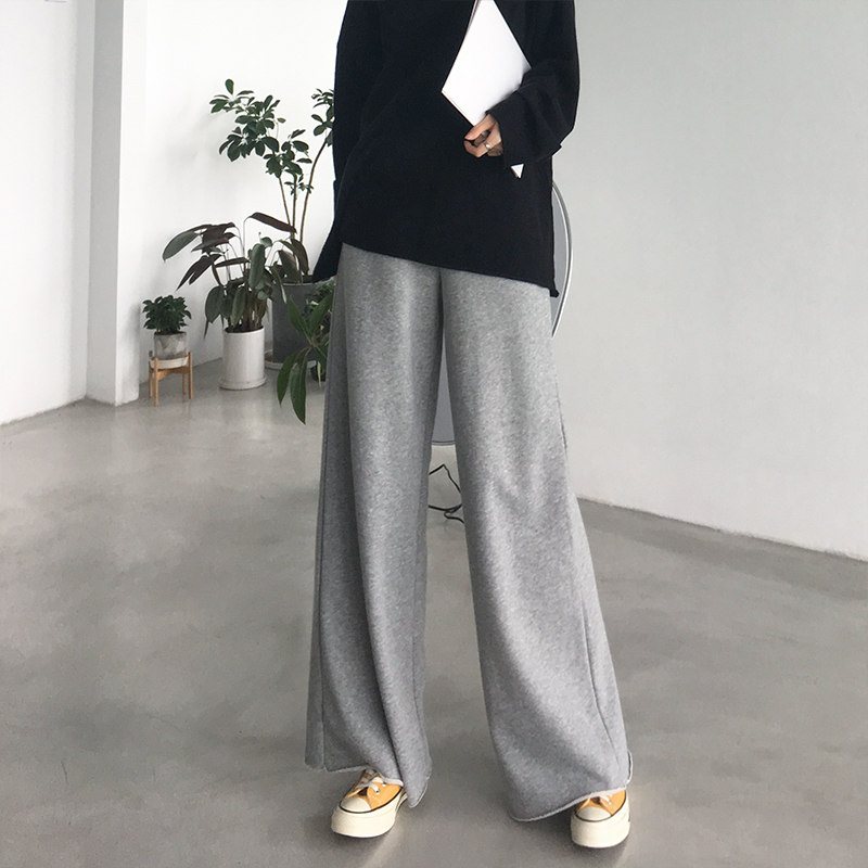 【レディース】スウェットパンツ リラックスワイドフレアスウェット