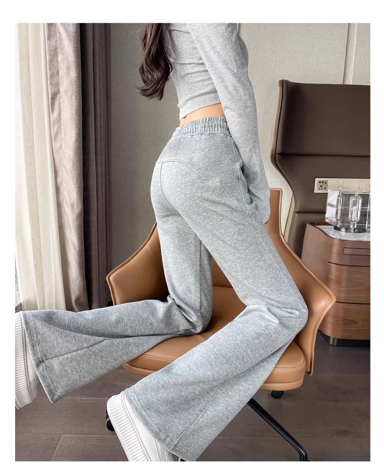 【レディース】スウェットパンツ リラックスフレアスウェットパンツ