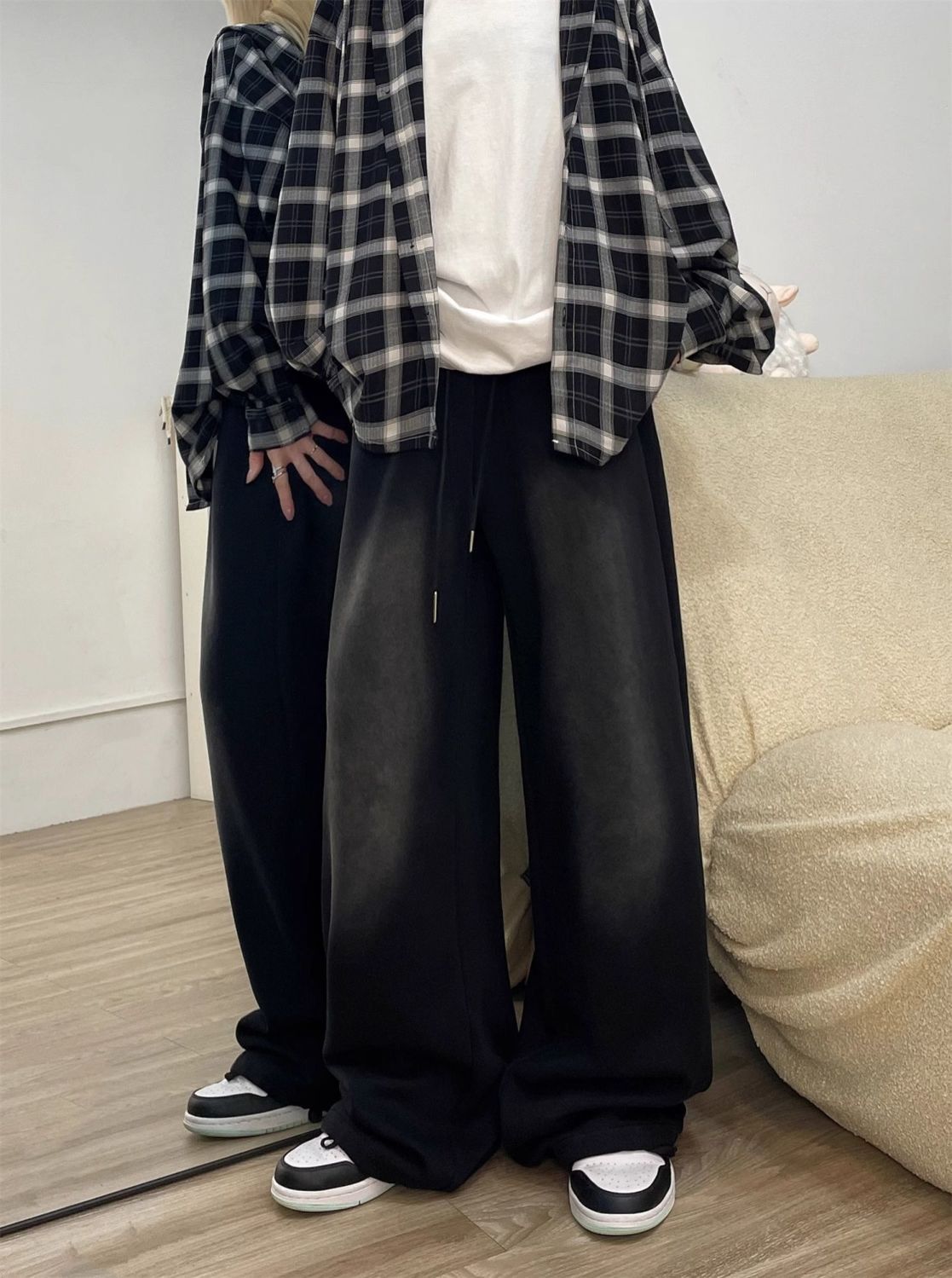 スウェットパンツ ゆったりリラックス超ワイドパンツ