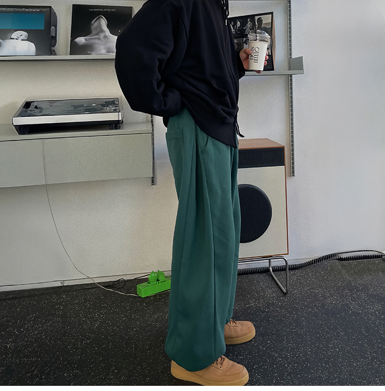 スウェットパンツ スウェットパンツ ふんわりリラックスワイドパンツ