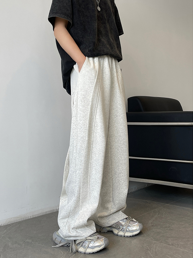 スウェットパンツ 極厚ワイドシルエットゆったりパンツ