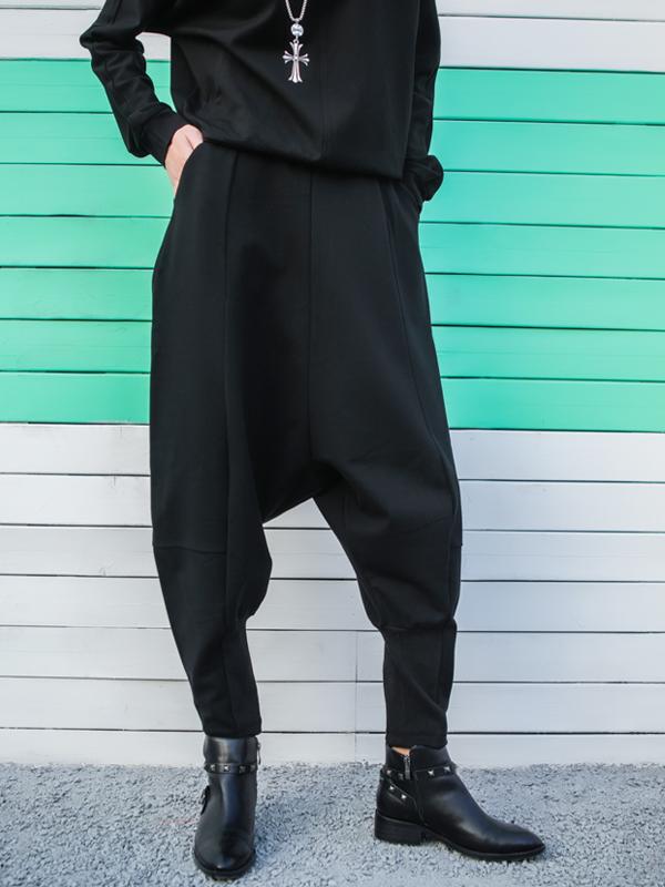 【レディース】スウェットパンツ スウェットパンツ 個性派ドロップクロッチパンツ