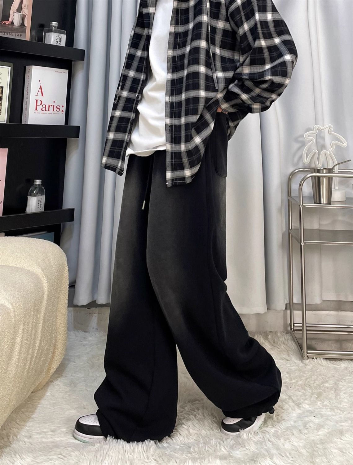 スウェットパンツ ゆったりリラックス超ワイドパンツ
