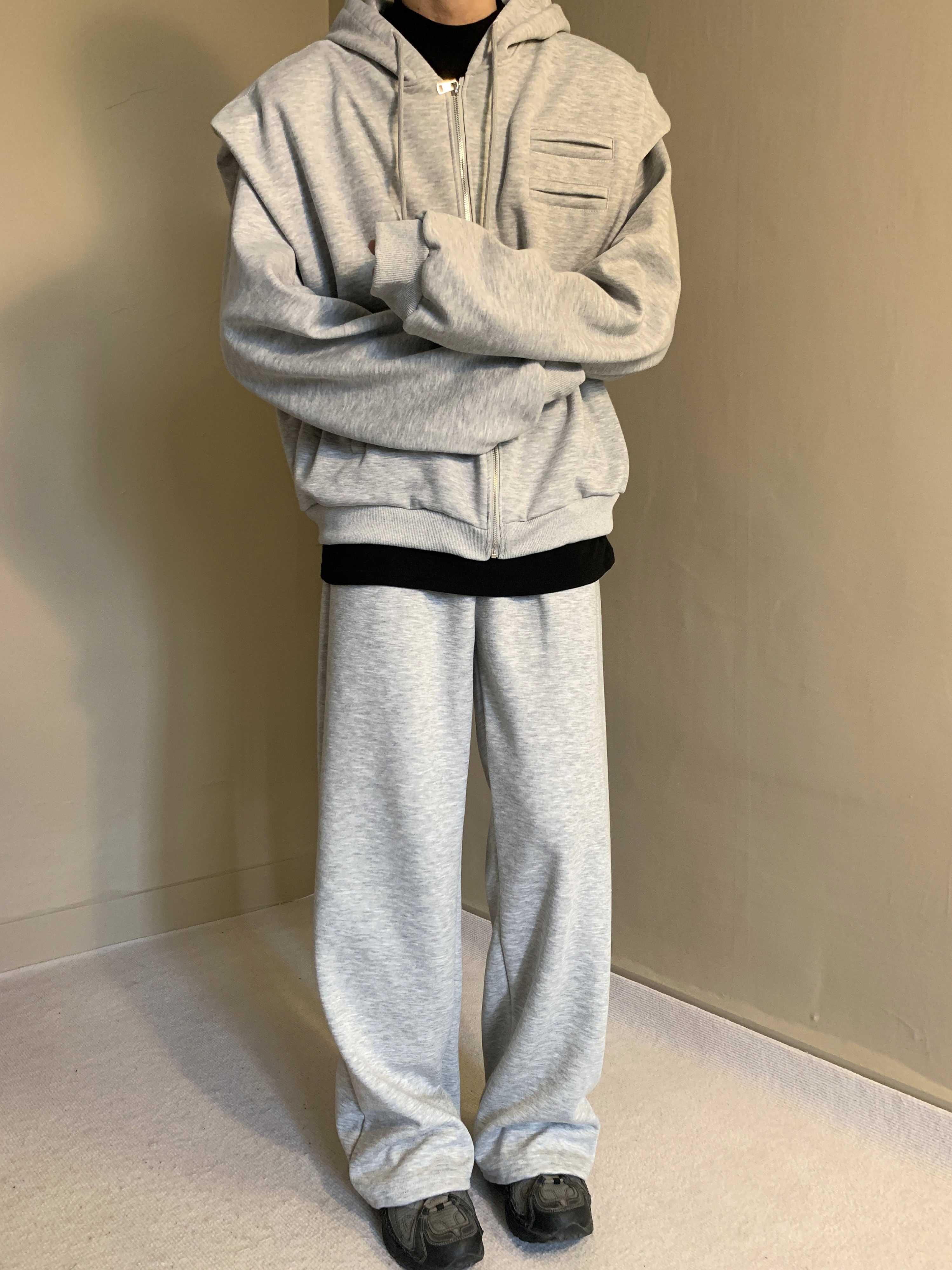 スウェットパンツ 　ストレートパンツ