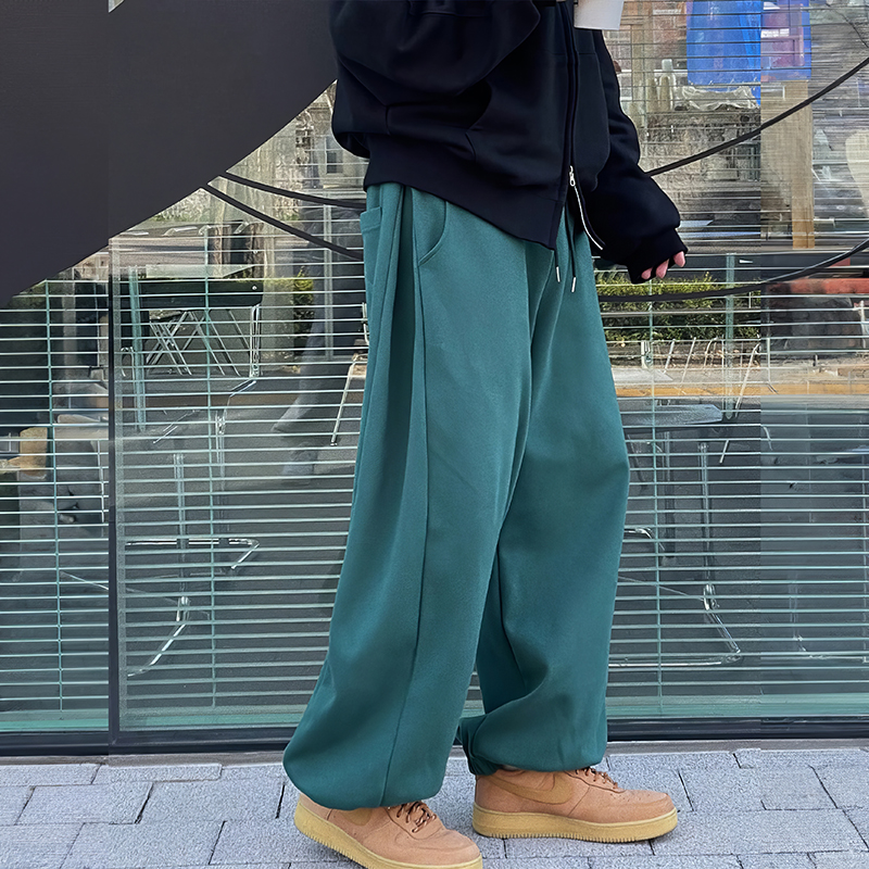スウェットパンツ スウェットパンツ ふんわりリラックスワイドパンツ