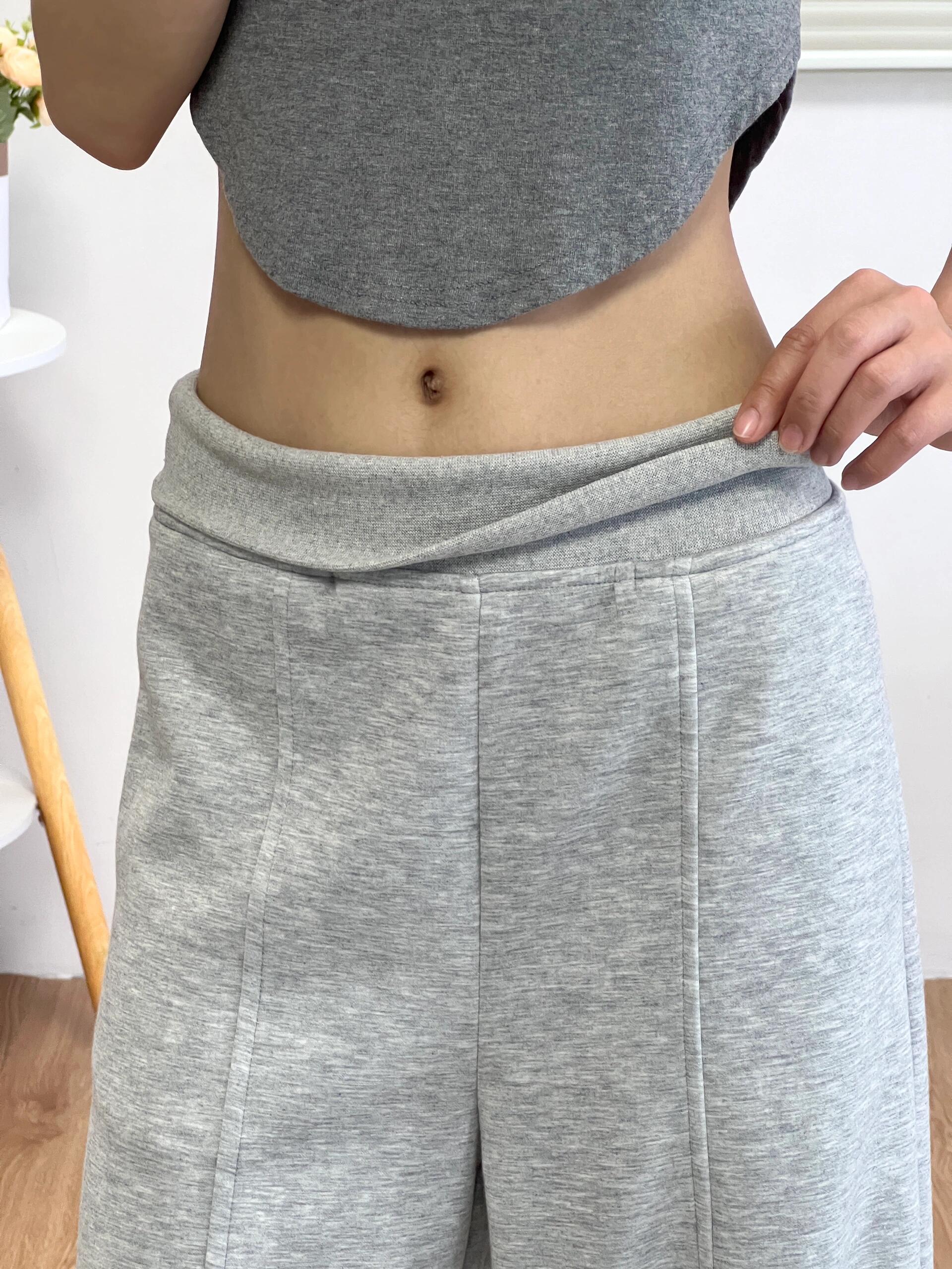 【レディース】スウェットパンツ ゆったりフレアスウェットパンツ