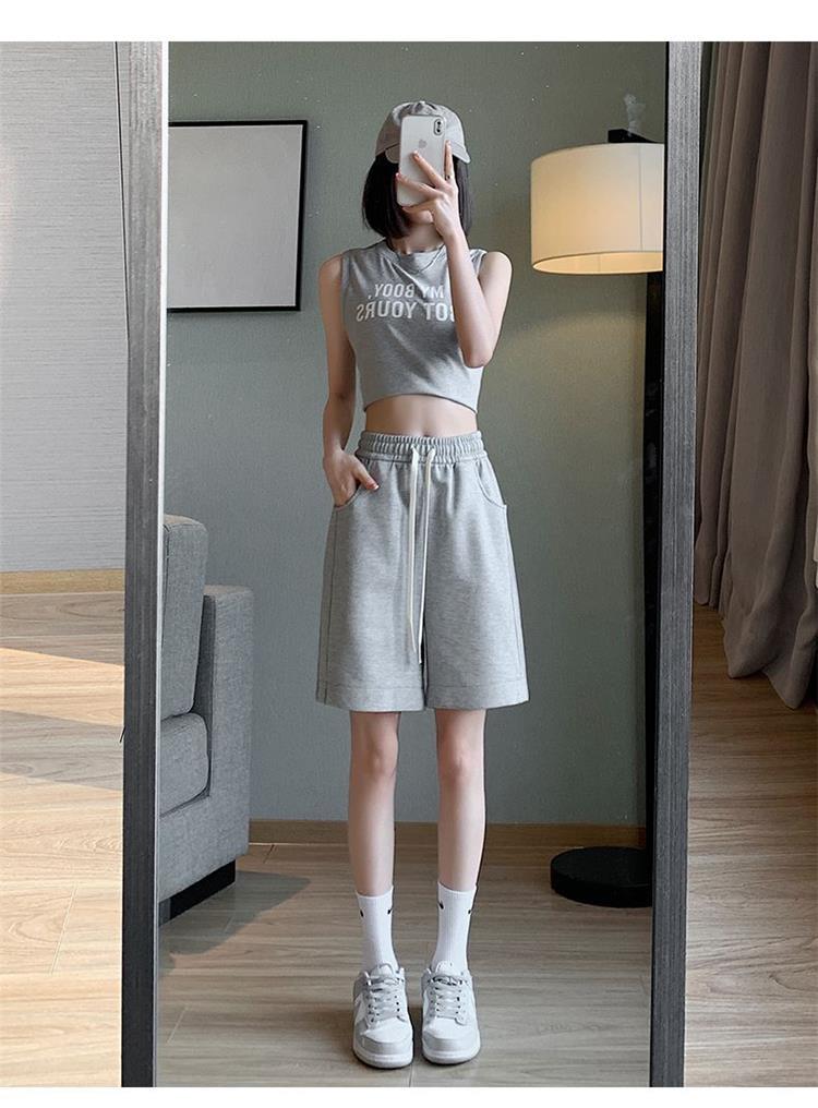 【レディース】スウェットパンツ やわらか素材のリラックスショート