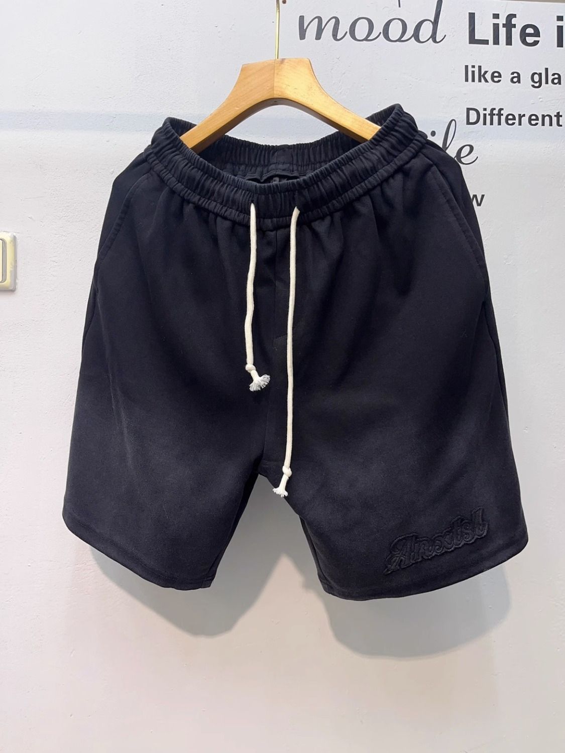 【メンズ】スウェットパンツ グラデーション加工ヘビーウェイトハーフパンツ