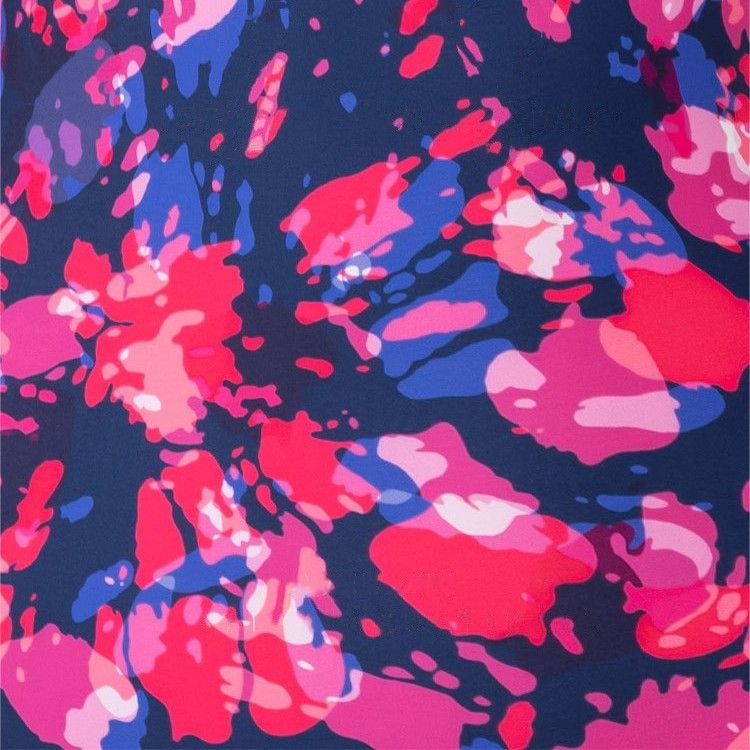 競泳水着 花柄プリントレディース競泳水着