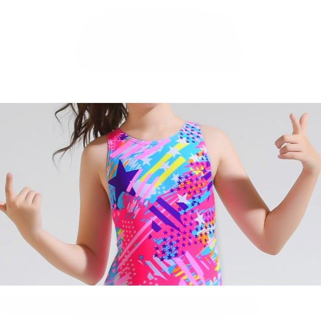 競泳水着 星空グラデーションジュニア競泳水着